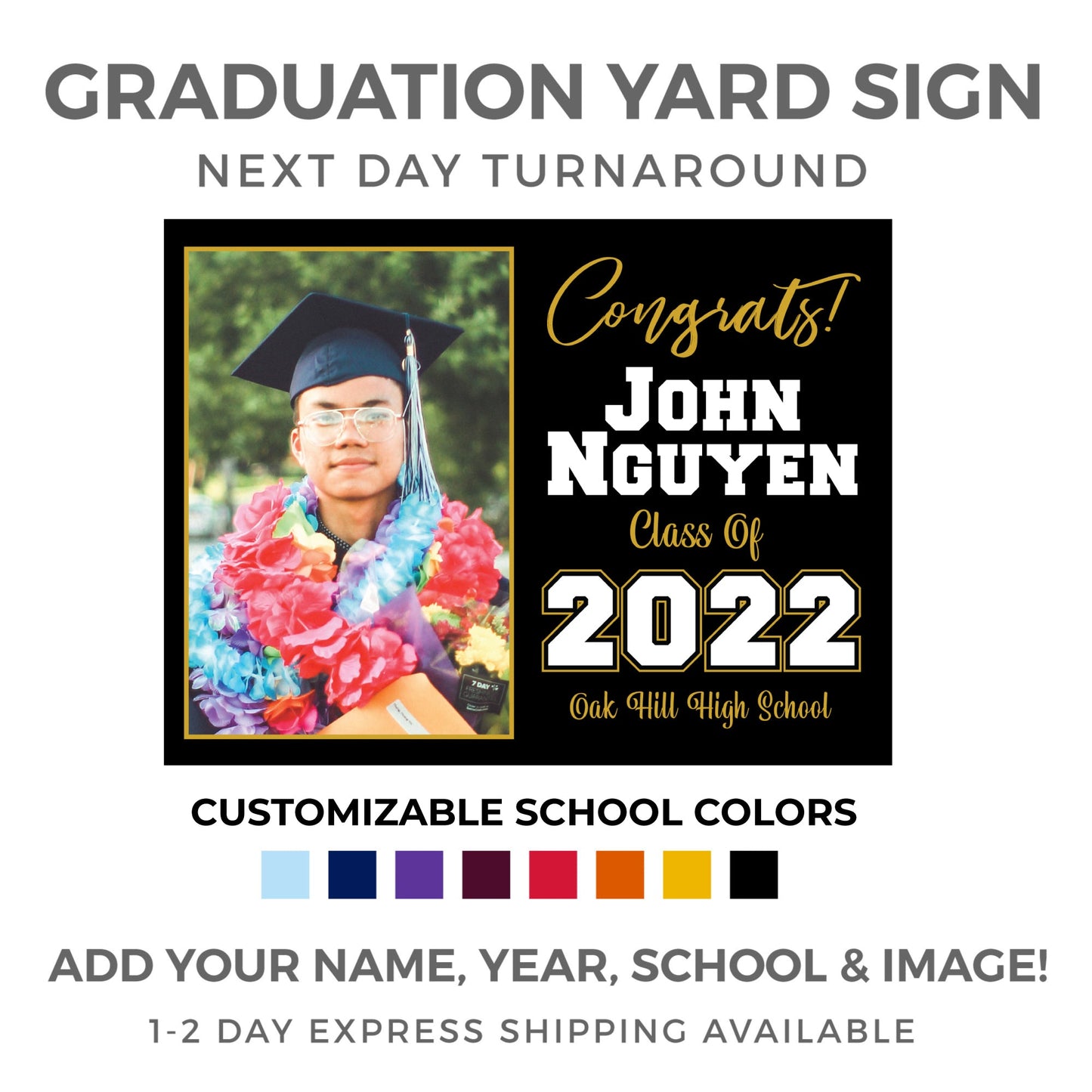 Graduation Yard Sign