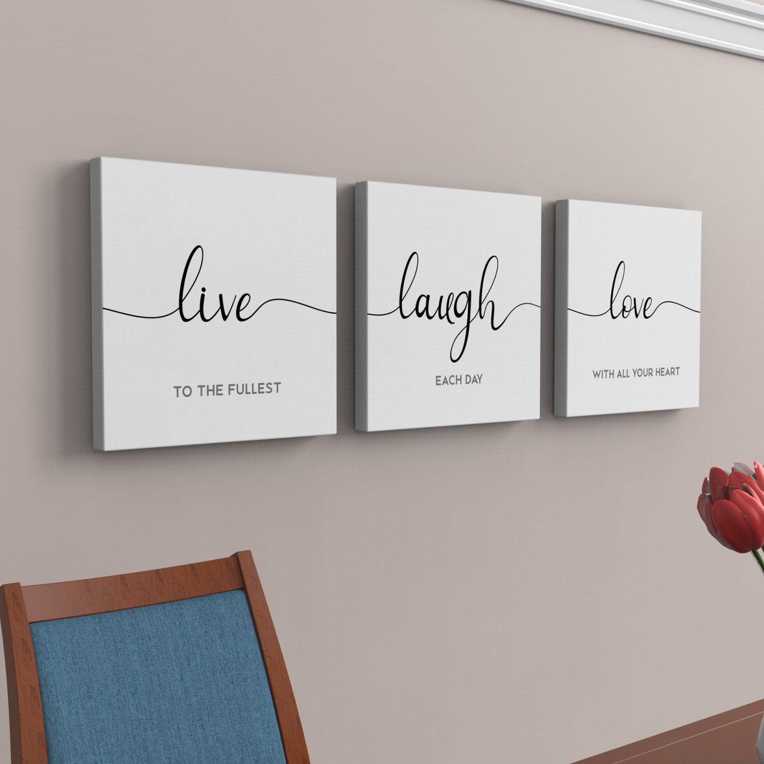 Live Laugh Love Wall Set - HomeHaps