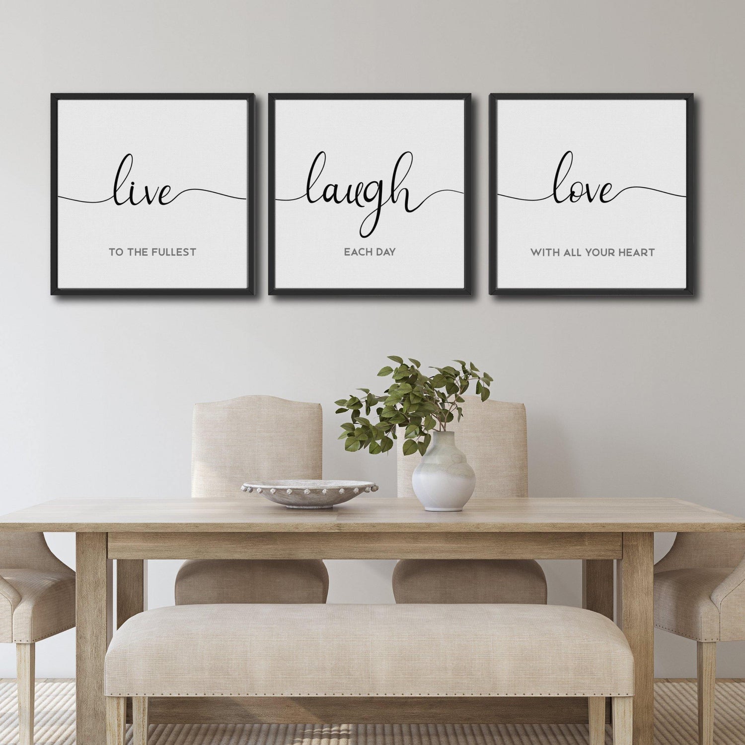 Live Laugh Love Wall Set - HomeHaps