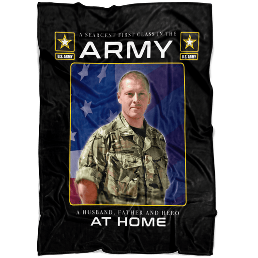 Military Welcome Home Photo Blanket - HomeHaps