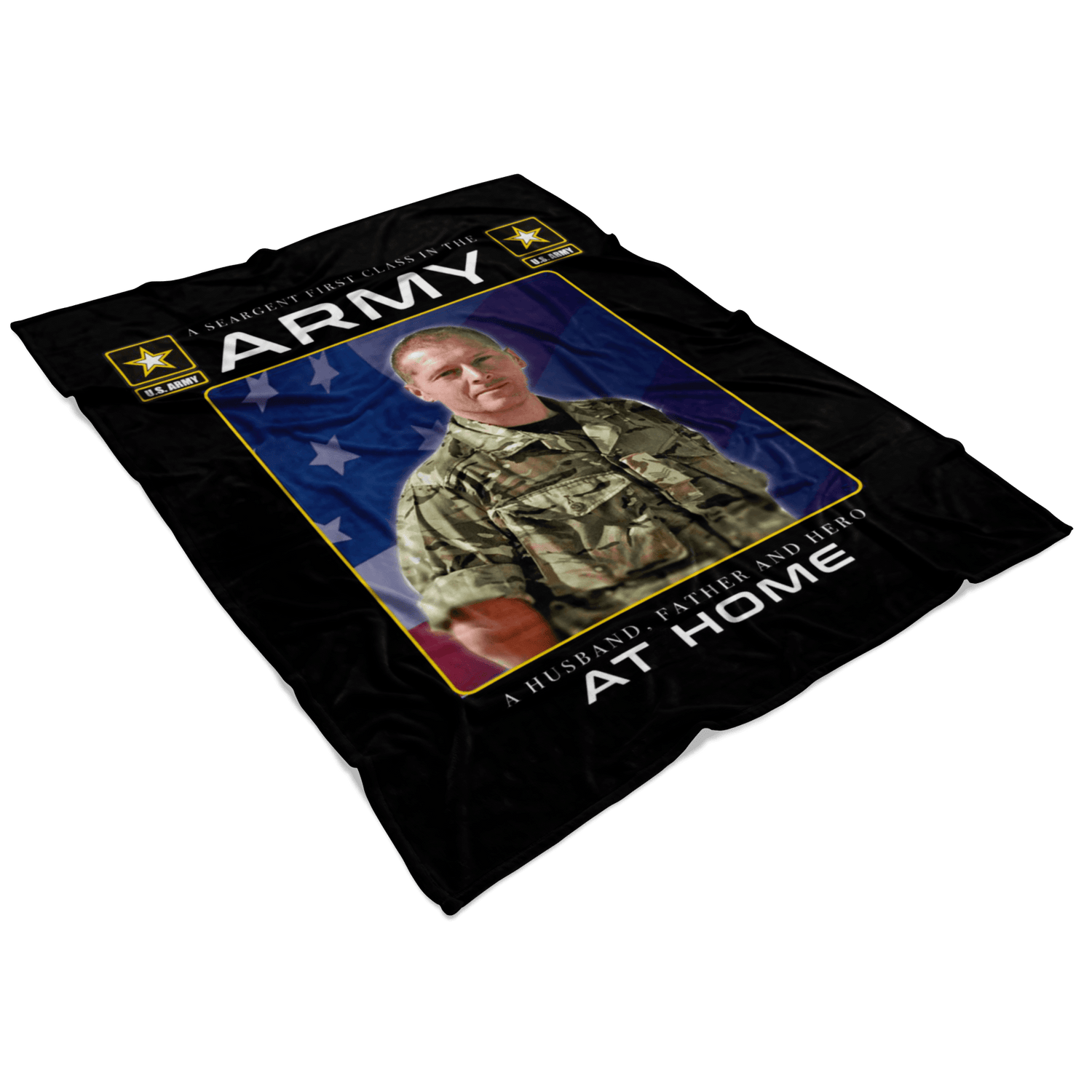 Military Welcome Home Photo Blanket - HomeHaps