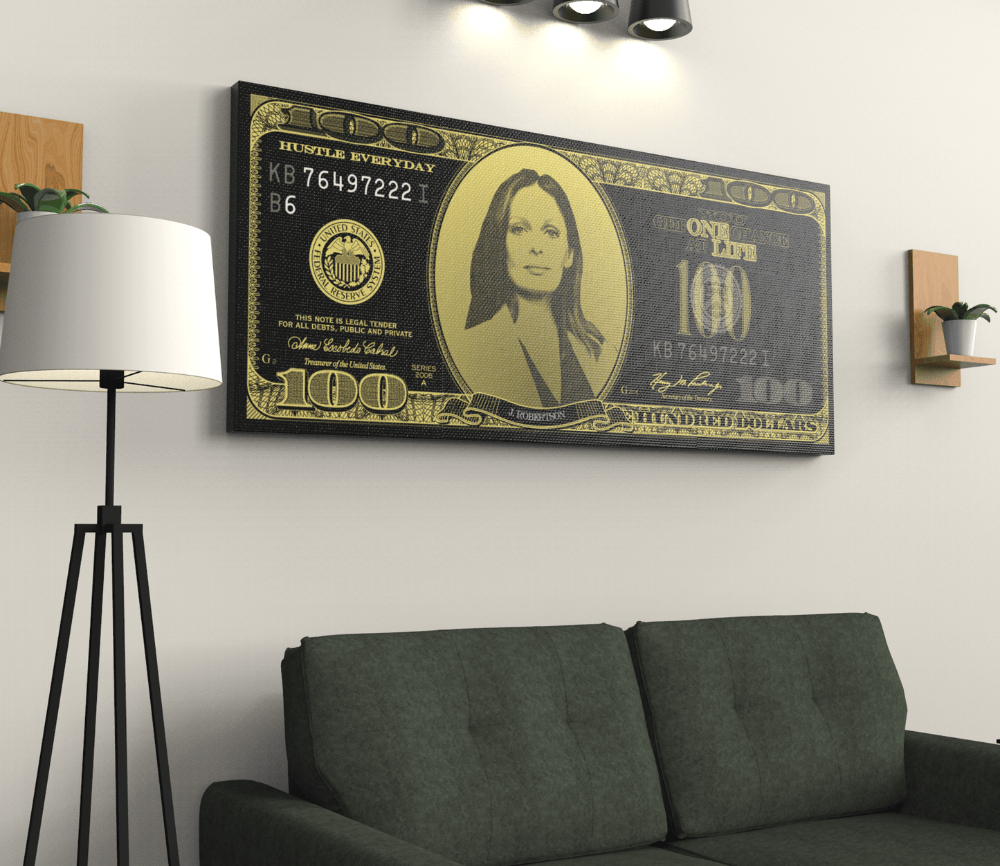 Custom Money Canvas - HomeHaps