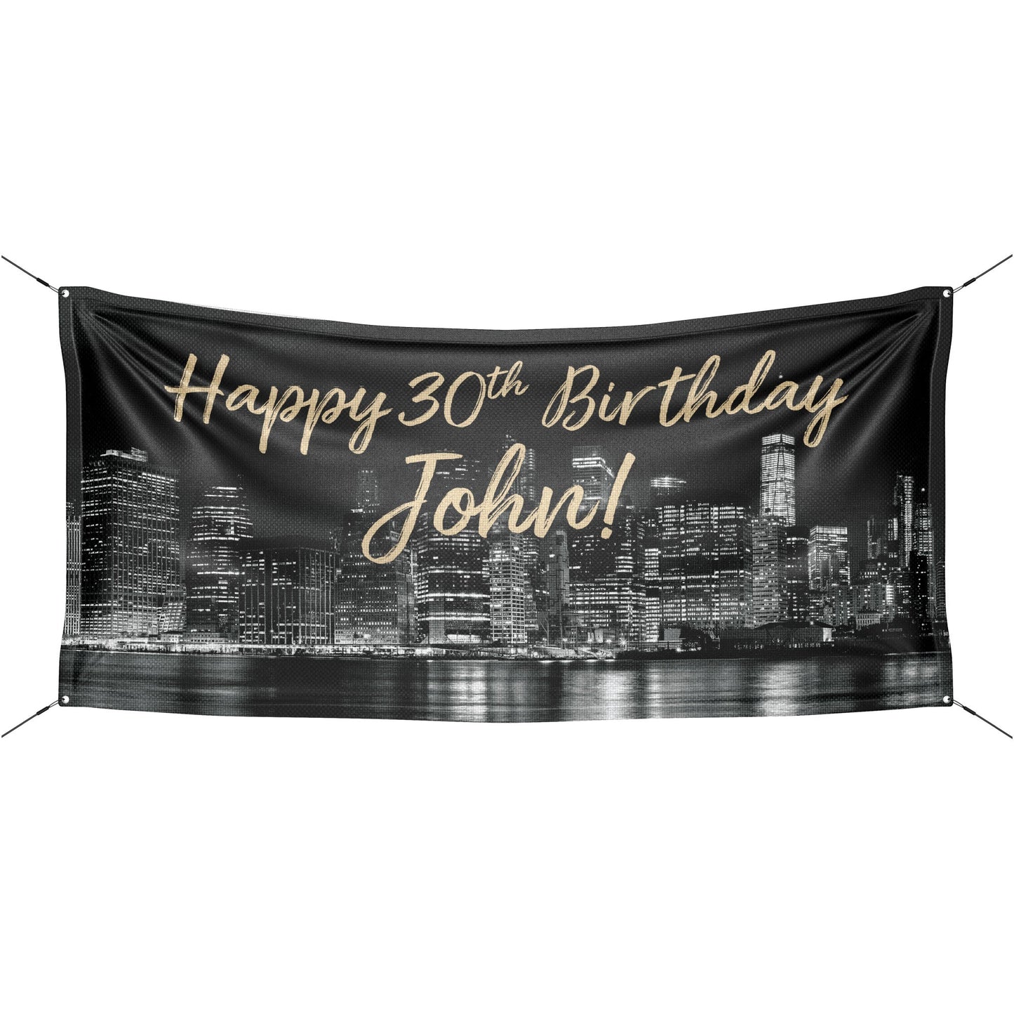 New York Themed Birthday Banner
