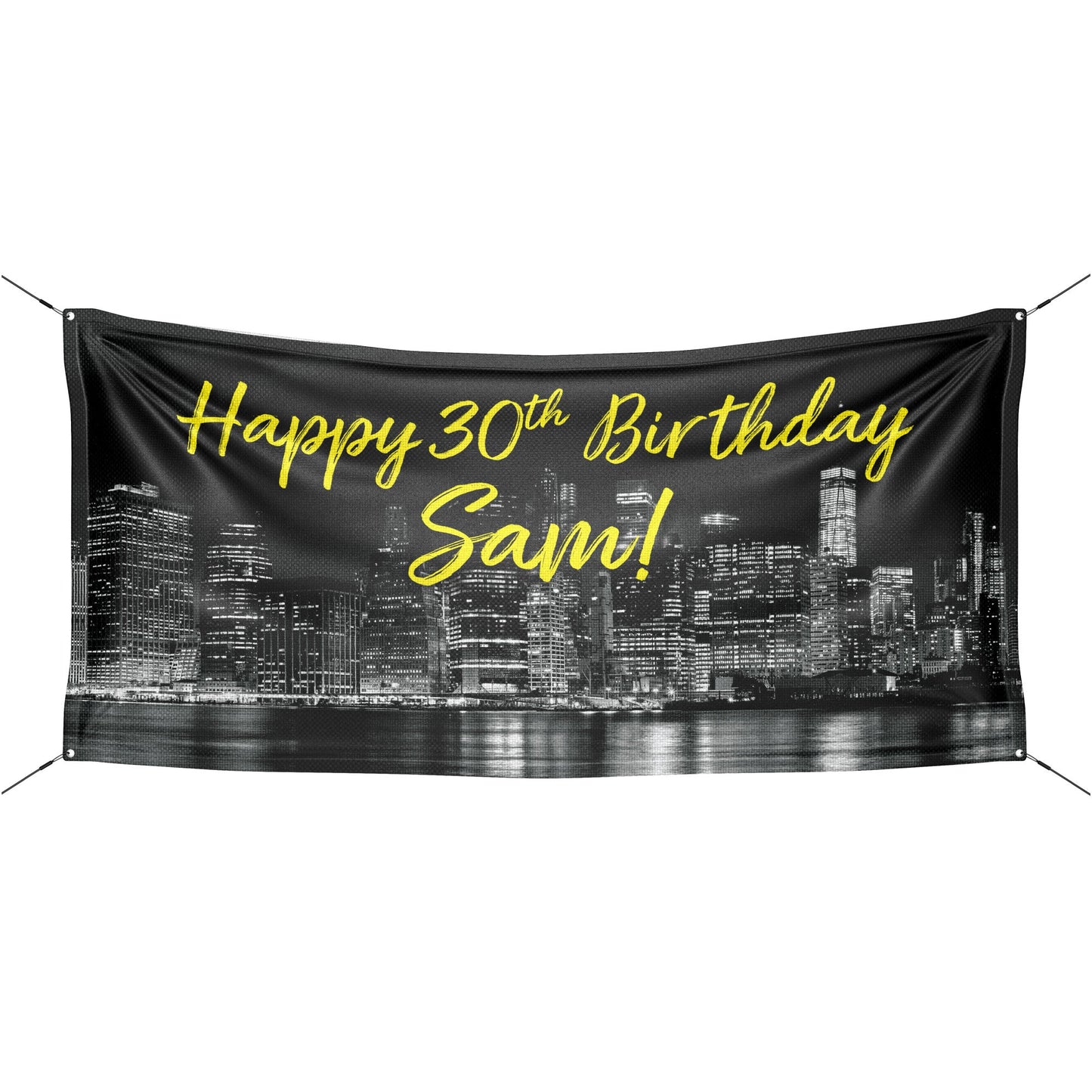 New York Themed Birthday Banner