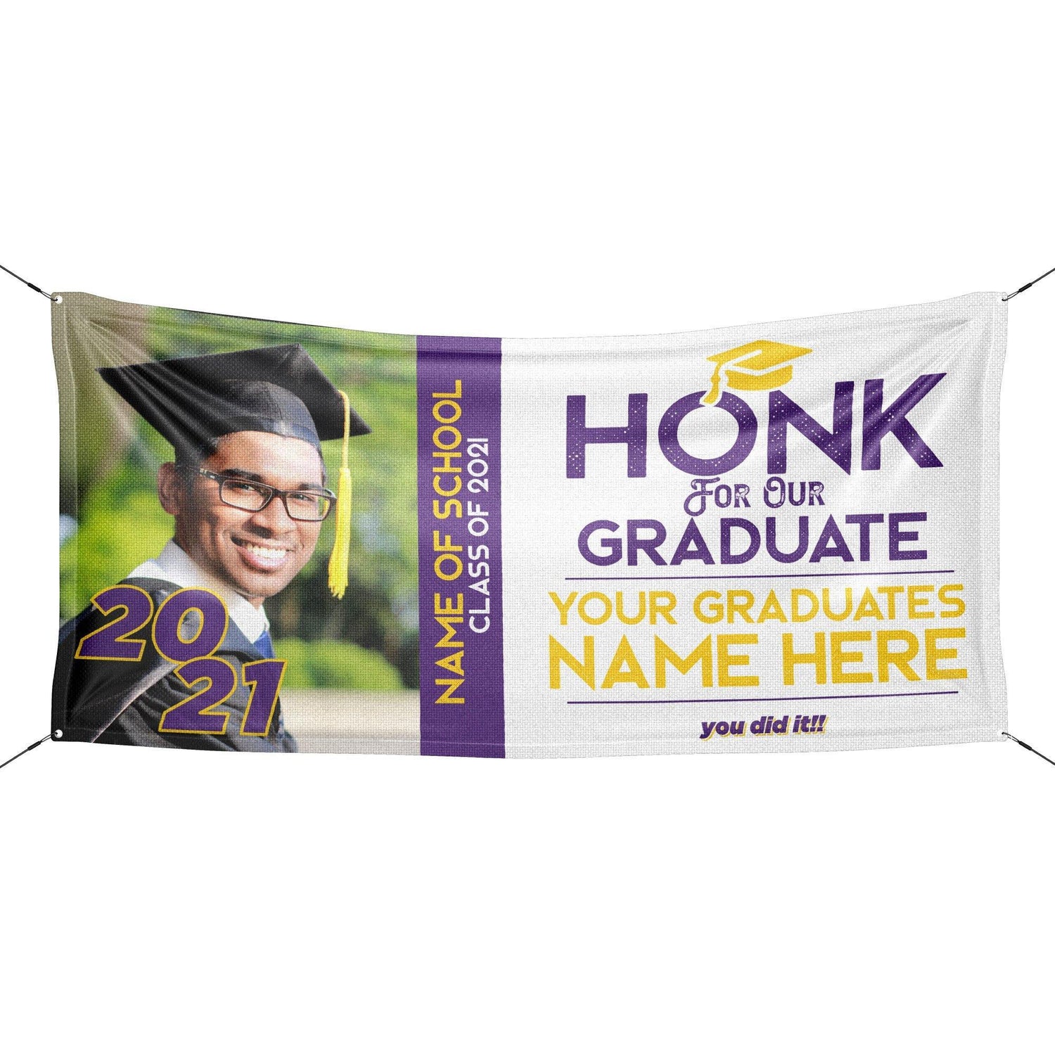 Personalized Honk Graduation Banner - HomeHaps