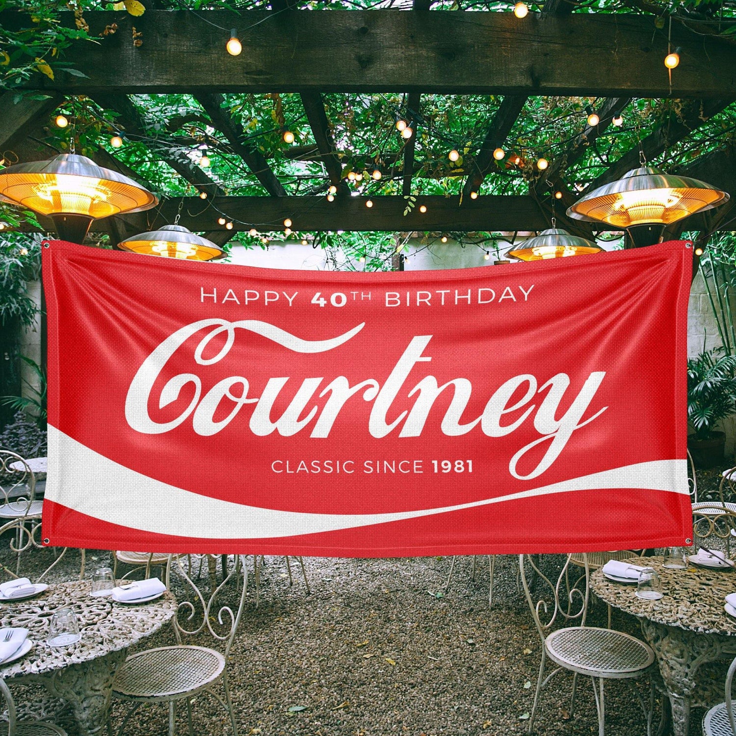 Soda Theme Birthday Banner - HomeHaps