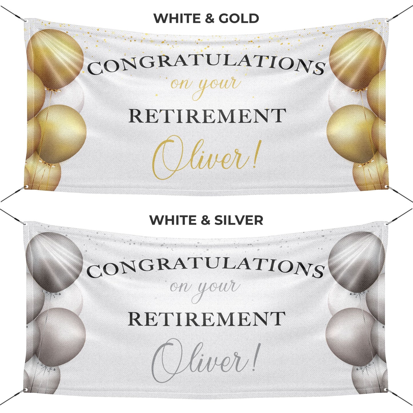 Congrats Retirement Banner