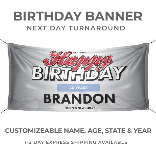 Rockies Beer Birthday Banner