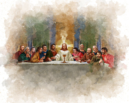 Religious Wall Art of Supper 