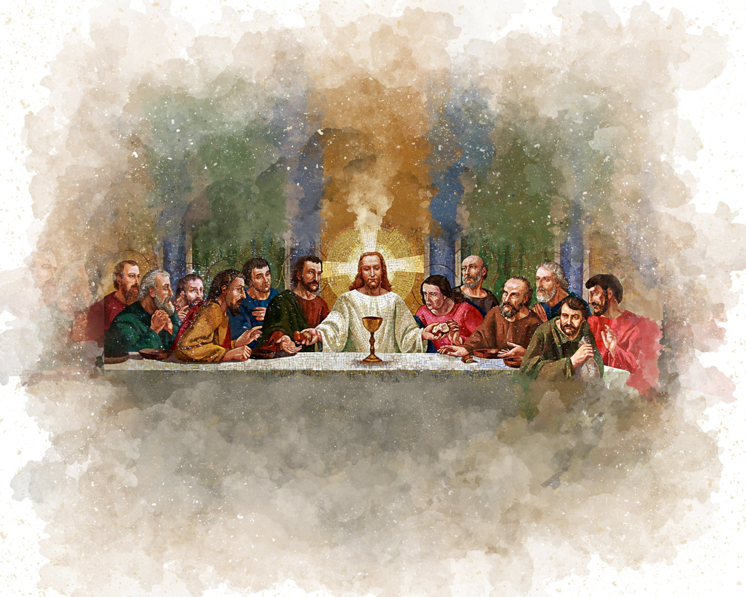 Religious Wall Art of Supper 
