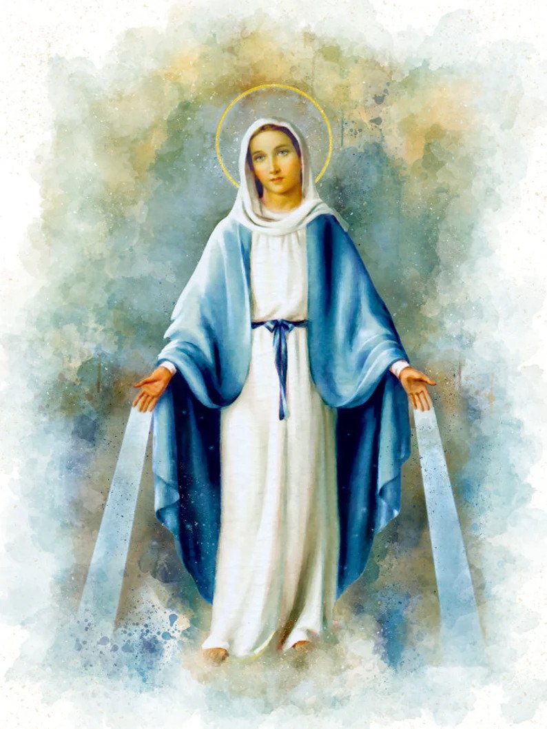 Religious Wall Art of Virgin Mary