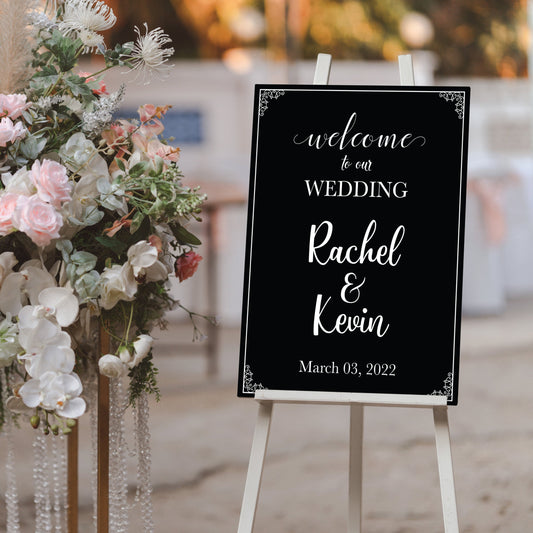 Personalized Welcome To Wedding Sign